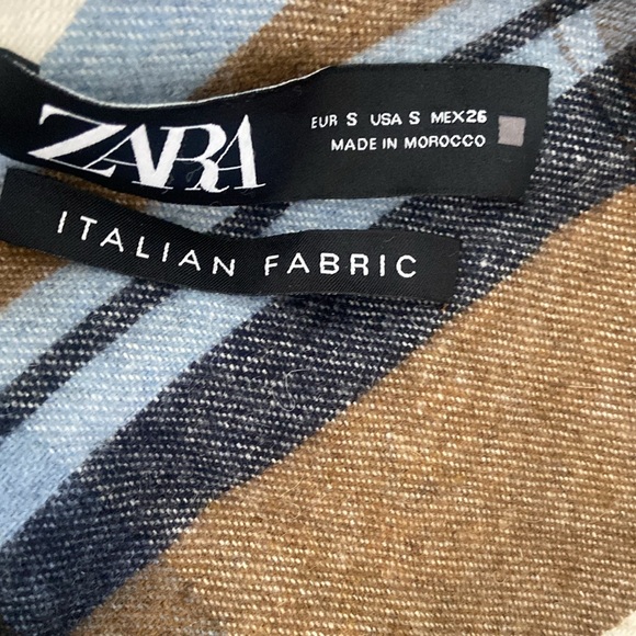 ZARA WOOL BLEND PLAID OVERSHIRT SHACKET
JACKET - Picture 5 of 7